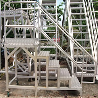 Alumininum ladder stairs