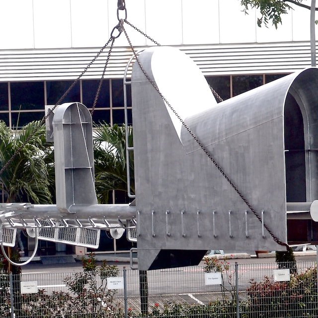 Metal fabrication Singapore ship mast